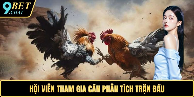 Hội viên tham gia cần phân tích trận đấu